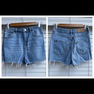 Top shop high waisted mom shorts